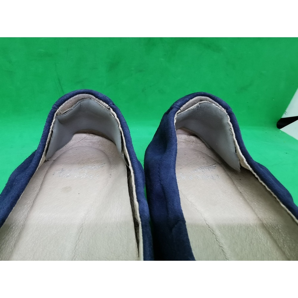 Dansko Lina Ballet Flats Loafers Shoes Womens Size 6.5 US 37 EU Navy Blue Suede - Picture 11 of 16